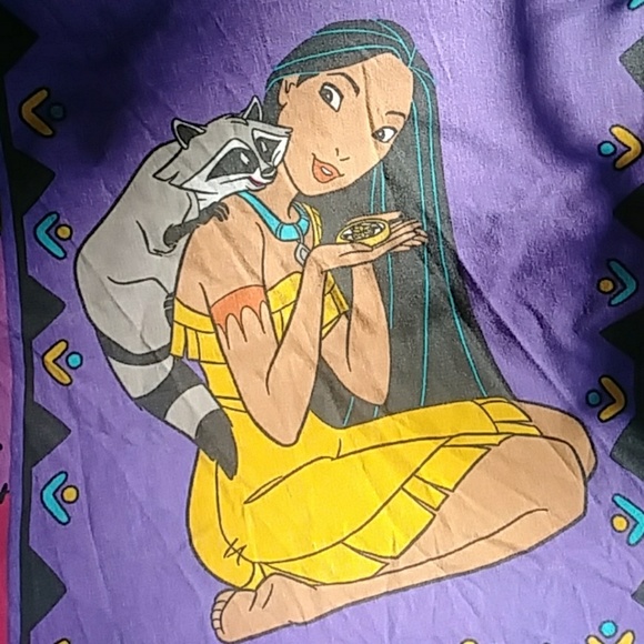 Vintage Disney Pocahontas twin bed sheet set - Picture 2 of 8